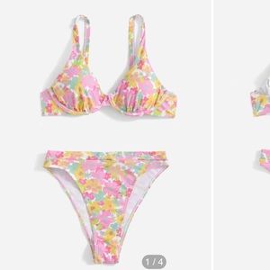 NWT SHEIN Floral Underwire Bikini